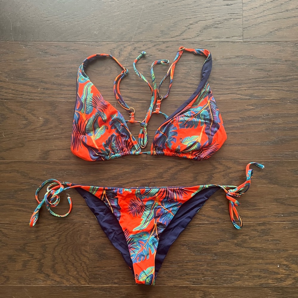 Liberty Palm Dee Dee Top & Liberty Palm Lily Bottom Classic *Reversible!*